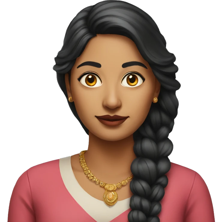 indian professional hyperrealistic woman emoji