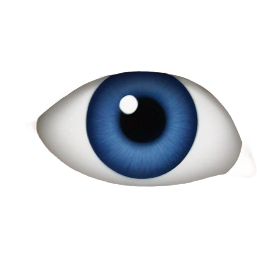 dark blue eye emoji