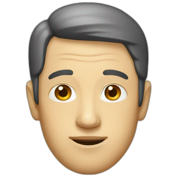 Thin man emoji