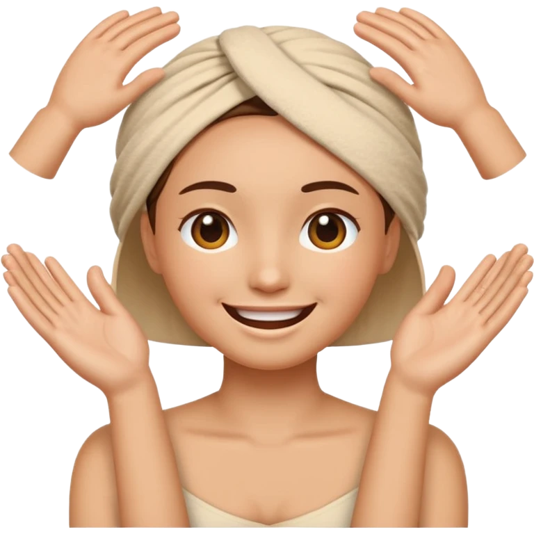 generate an emoticon Massage thegenerate an emoticon Dental treatment masseter muscles emoji