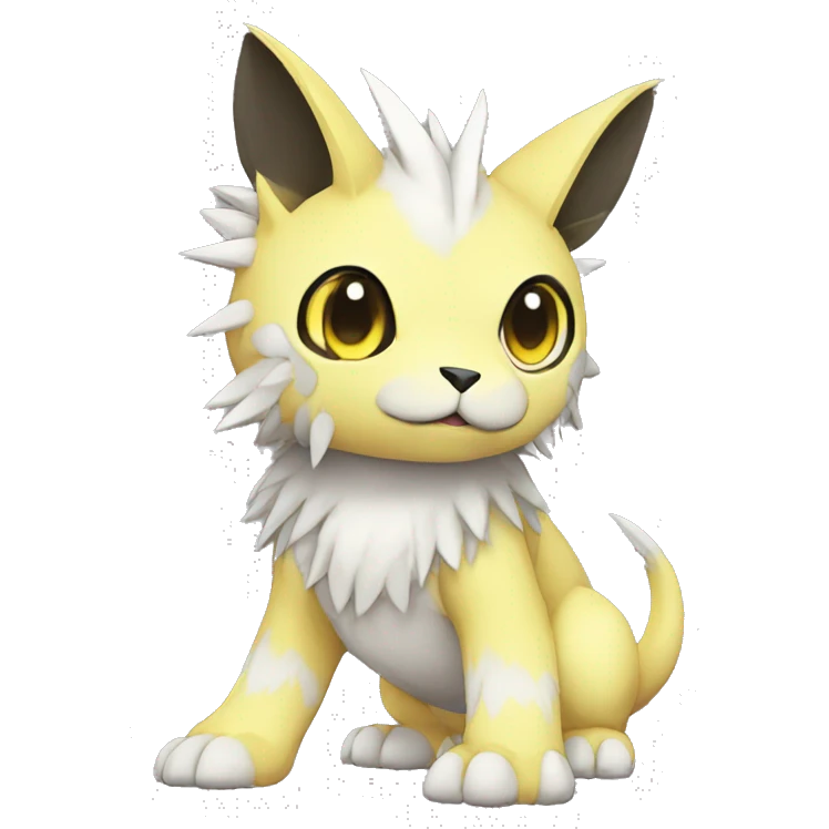 cute kawaii cool edgy Digimon-Fakemon-animal full body emoji