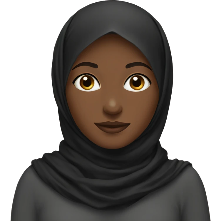 black hijabi  emoji