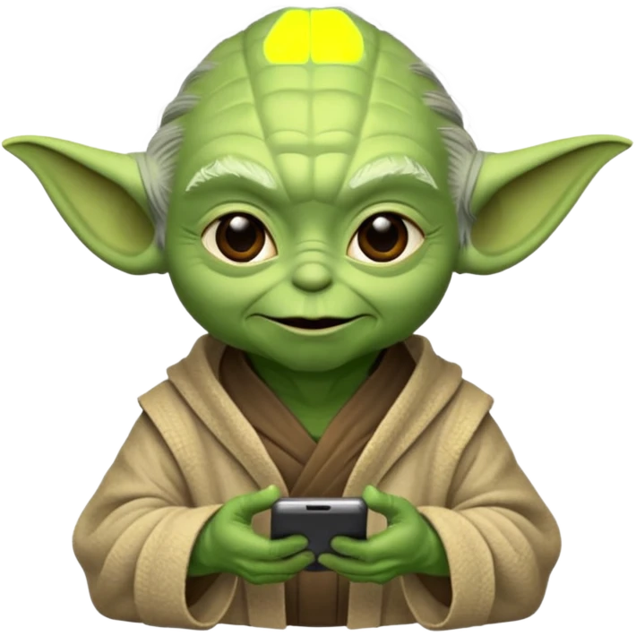 Yoda with the text 6 7 nothing else emoji