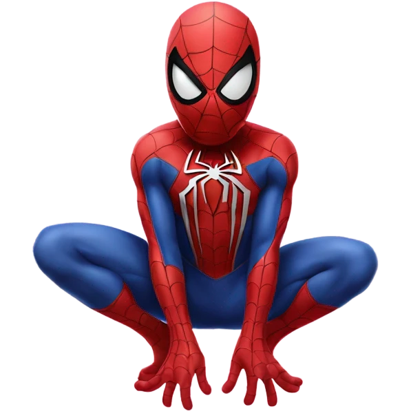 Heart Spiderman pink emoji