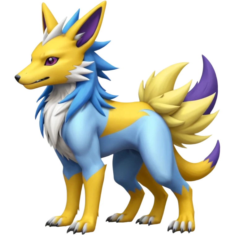 Renamon-Manectric-Sergal-Lombax-hybrid-fusion emoji