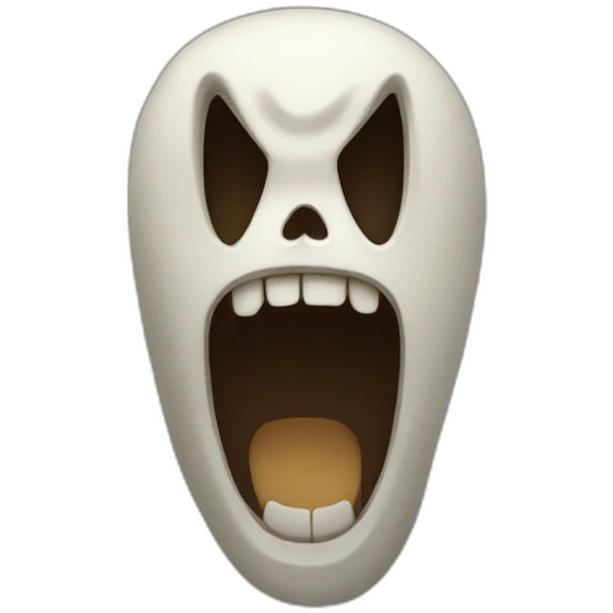 Scream emoji