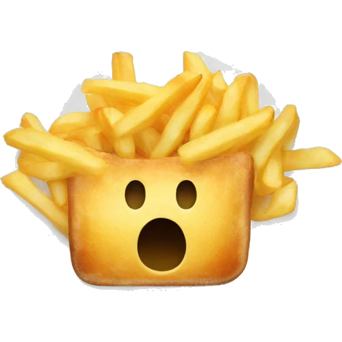Assiette de frite emoji