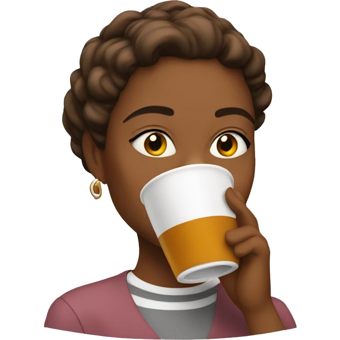 Clarissa shields drinking tea emoji