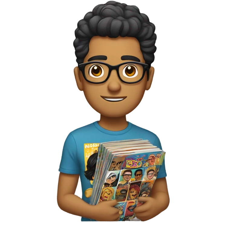 Nerdy Mexican  emoji