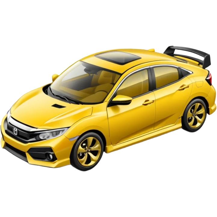 honda civic yellow emoji