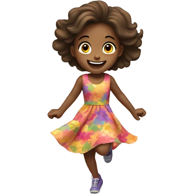 excited little girl emoji