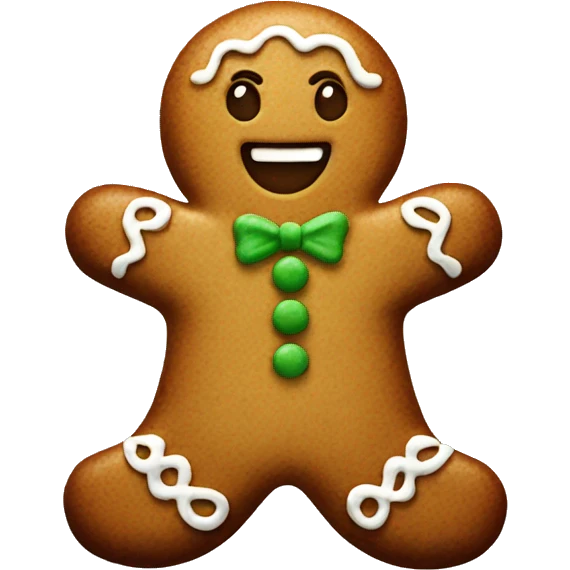 Gingerbread man  emoji