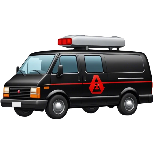 Black A-team van emoji