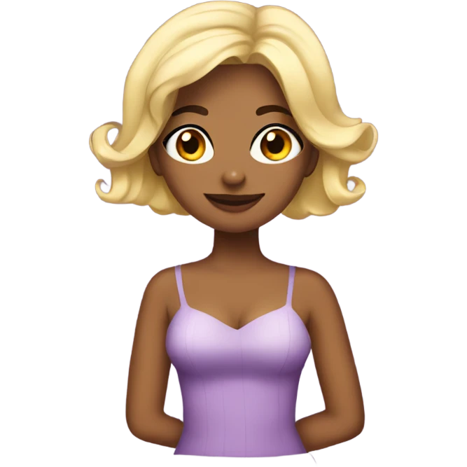 Coquette girl emoji