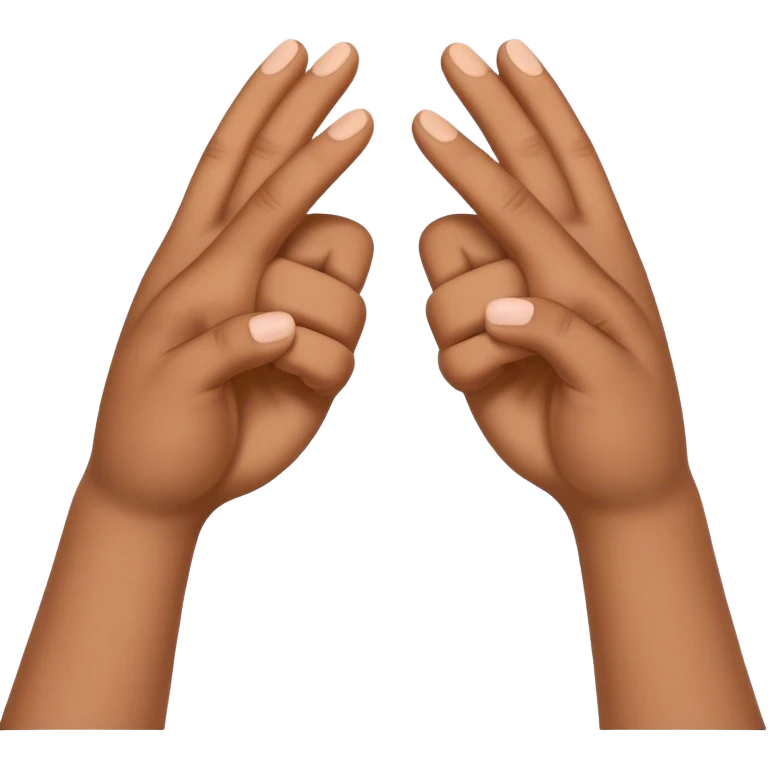 emoji of two hands about to shake really close emoji