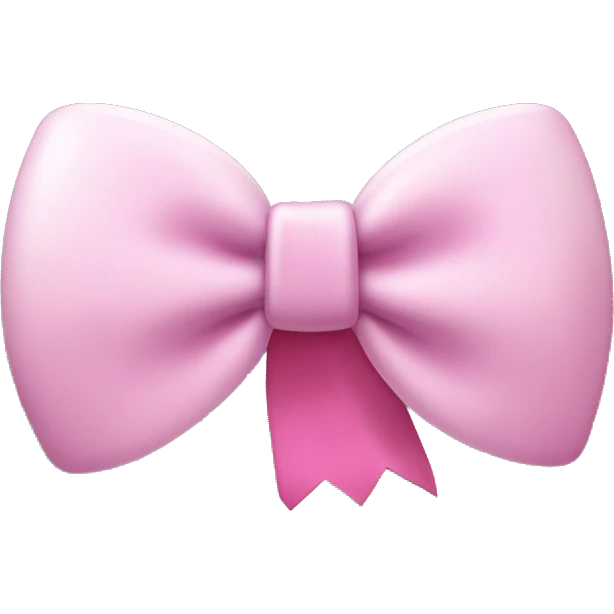 Aipods Max with pink bow emoji