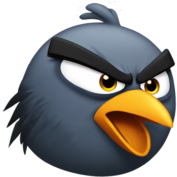 Angry bird  emoji