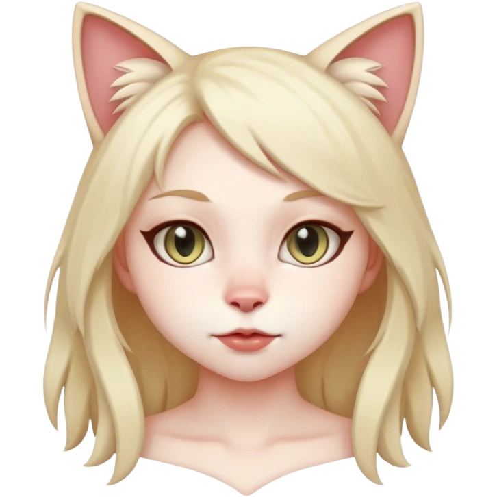 Cat girl emoji