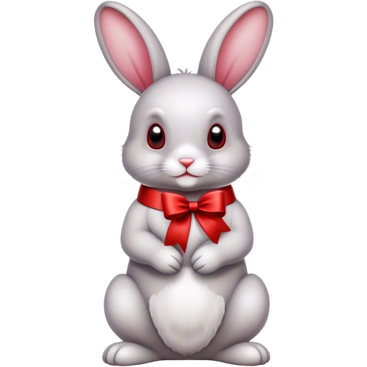 Rabbit with ribbon  emoji