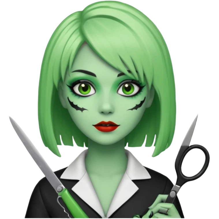 hairdresser nightmare halloween emoji