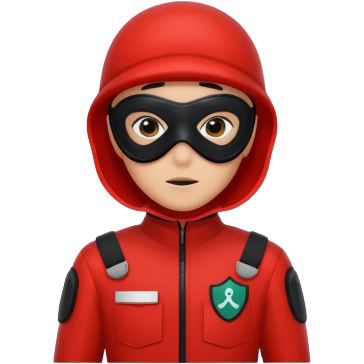 Un guardiq del juego del calamar emoji