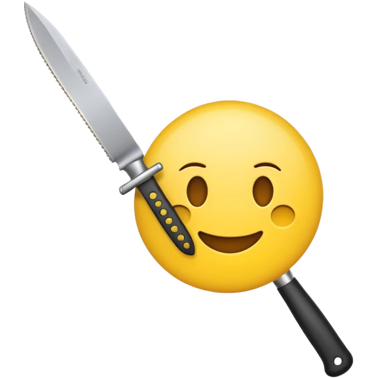 Emoji mit Messer emoji