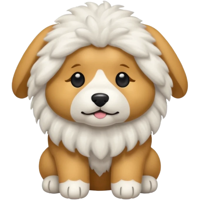dog made of wool  emoji