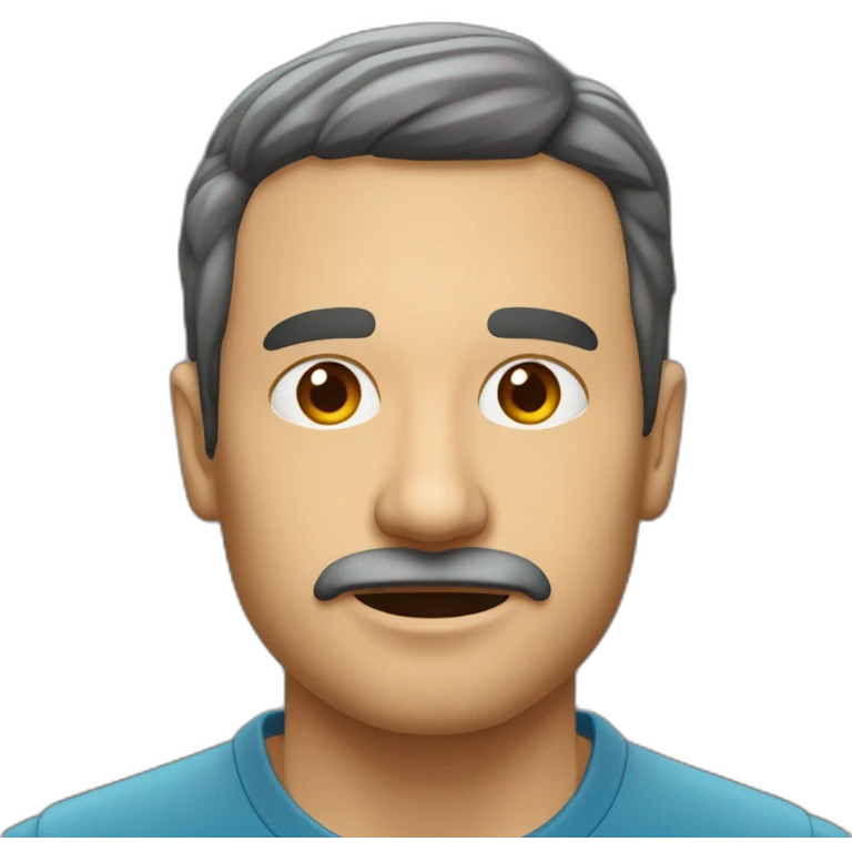 Hombre-enfadado-mediana-edad-vagabundo-calvo-cicatriz-en-cabeza emoji