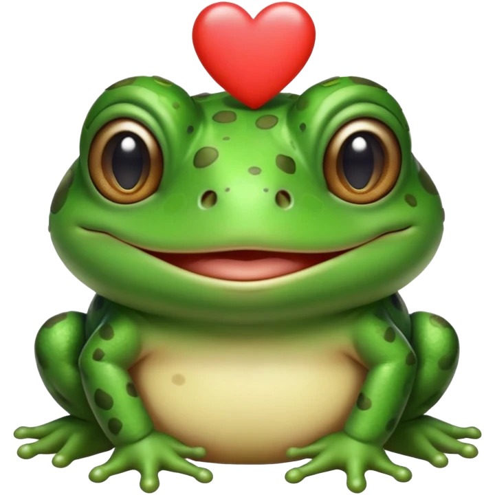 Toad in love emoji