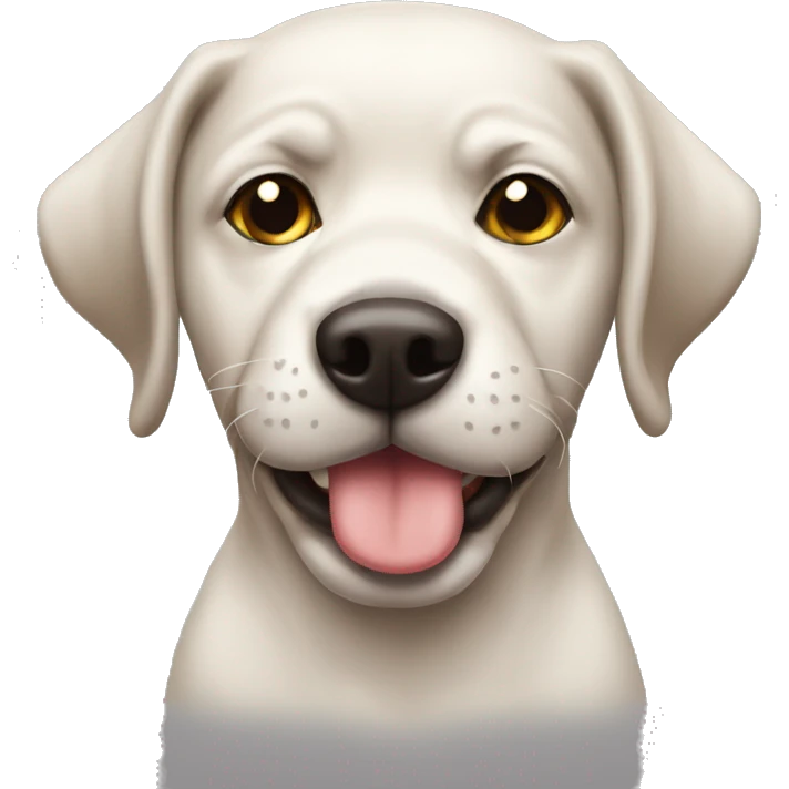 Perro con lazo emoji