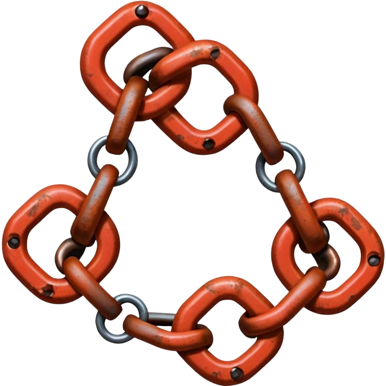 generate me a red chain link emoji