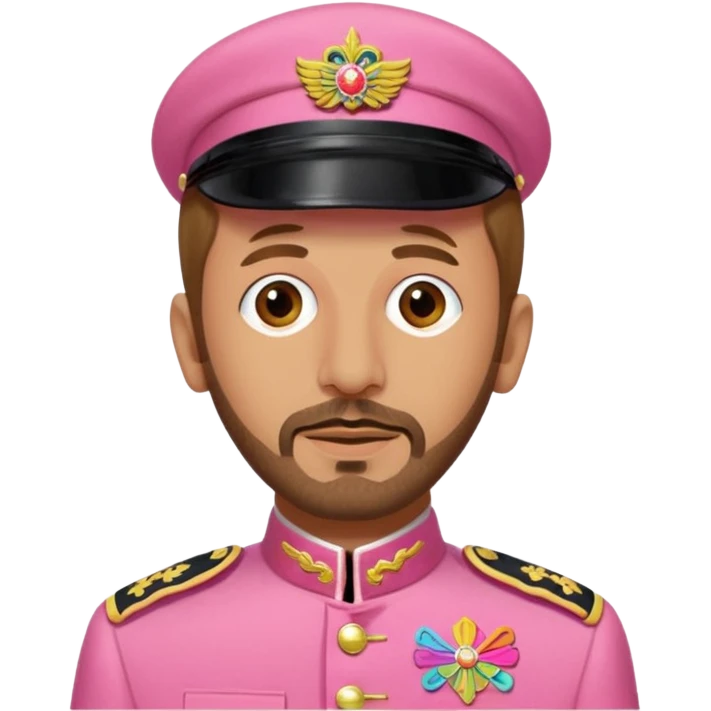 ringo starr in pink sgt peppers costume emoji