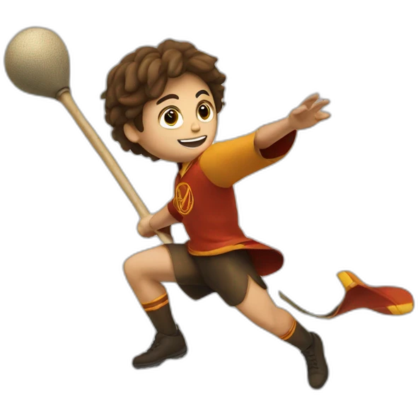quidditch-player-throwing-a-quaffle emoji