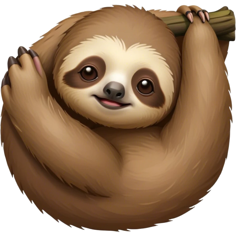 baby sloth falling sleep  emoji
