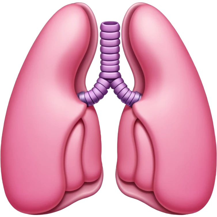 pink thyroid, with a soft glow emoji