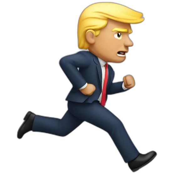 Trump running emoji
