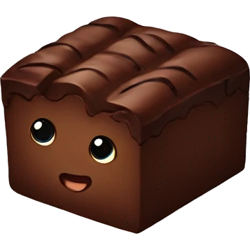 Brownie emoji