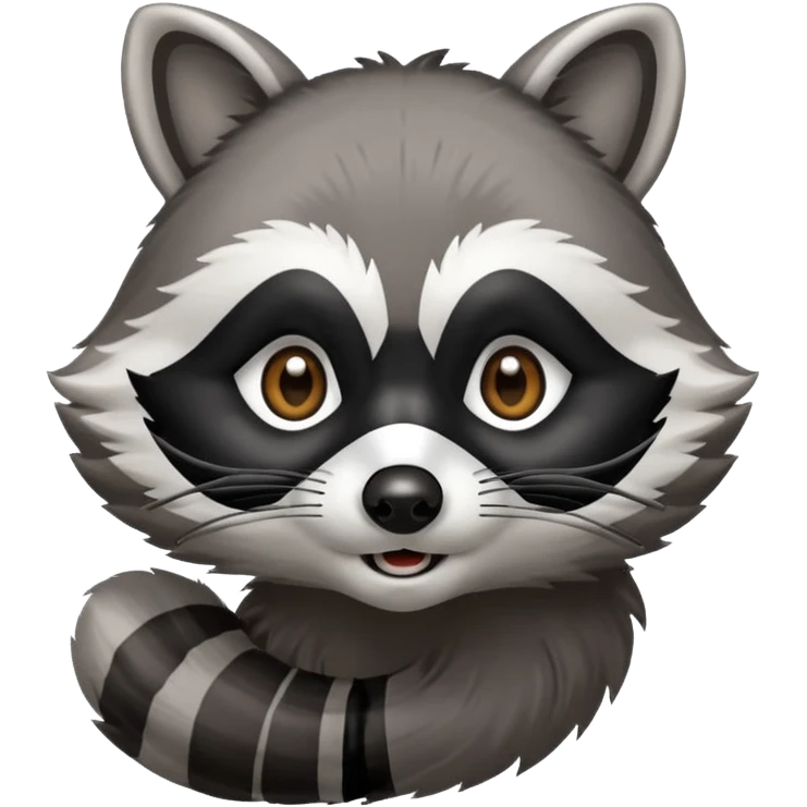Raccoon emoji