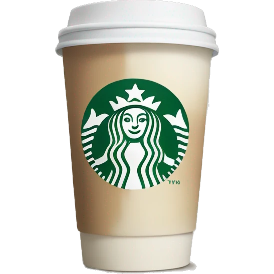 Starbucks coffee emoji