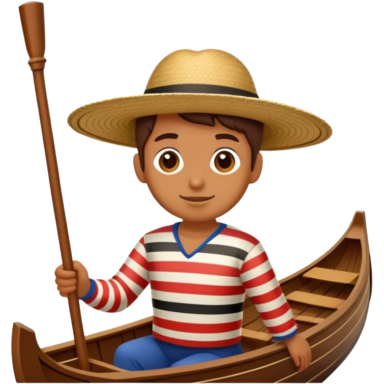 Gondola and gondalier  emoji