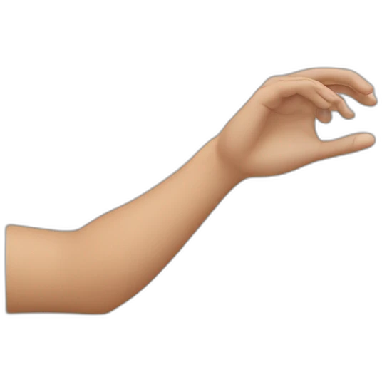 arm stretch emoji