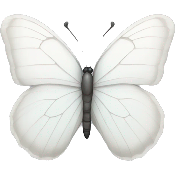 white butterfly emoji