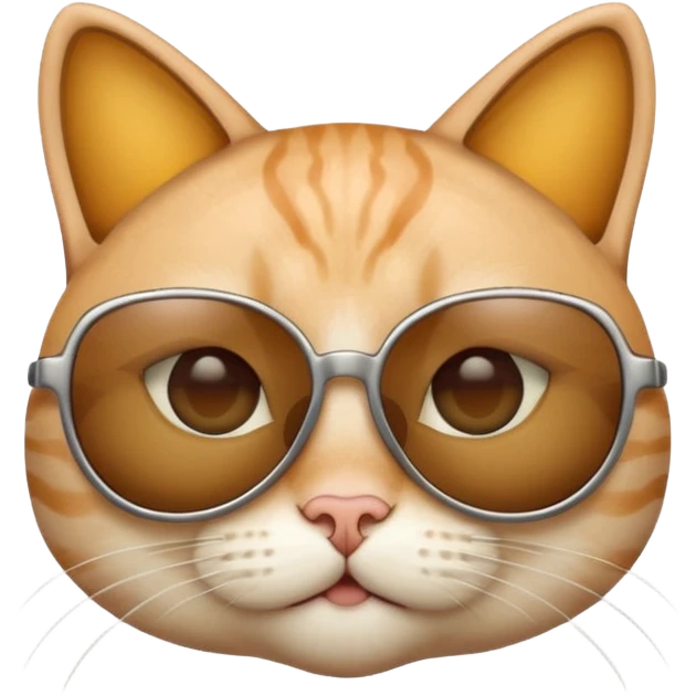 Cat wearing sunglasses emoji