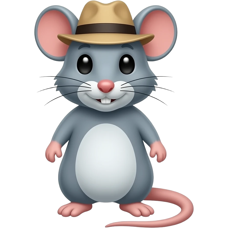 rat hat emoji