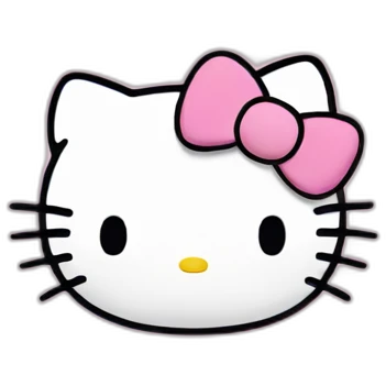 Hello kitty crying emoji