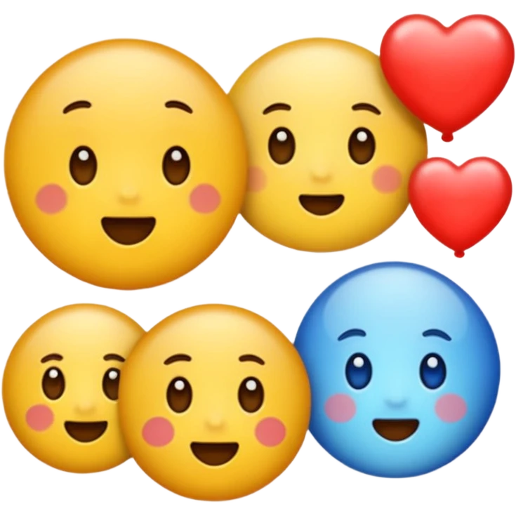 흰색 퍼프 emoji