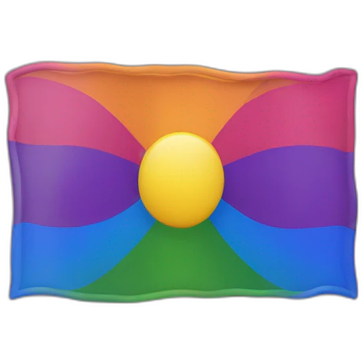 Cœur au couleur du drapeau lgbtqia emoji