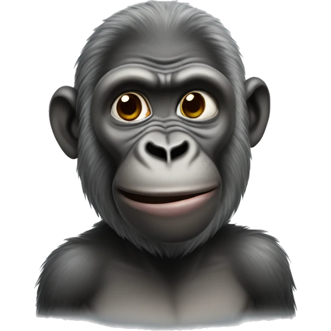 Drooling gorilla in love  emoji