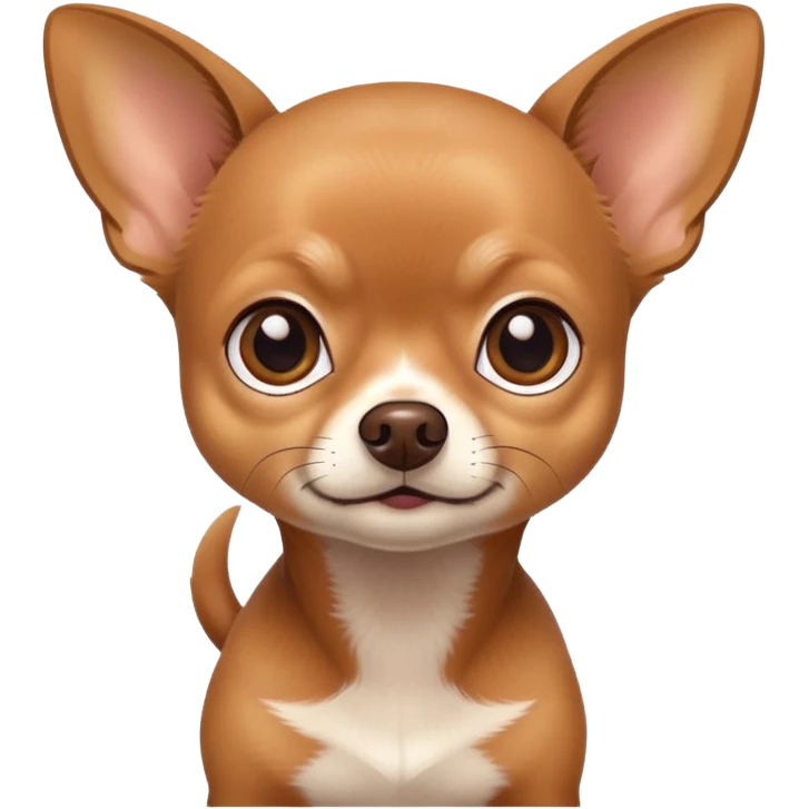 Brown chihuahua  emoji
