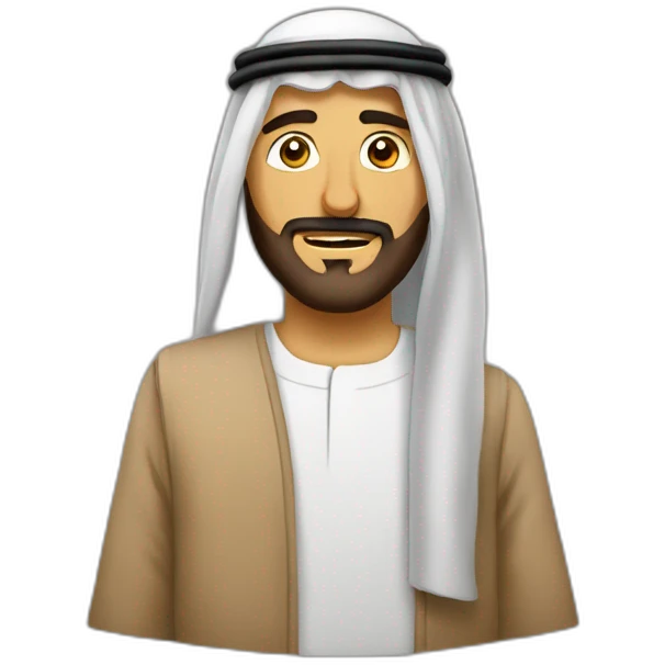 un arabe qui vole emoji